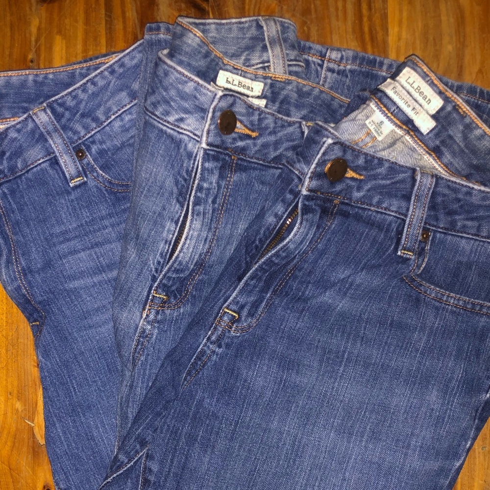 3 Pairs of L.L. Bean Jeans, Size 6
